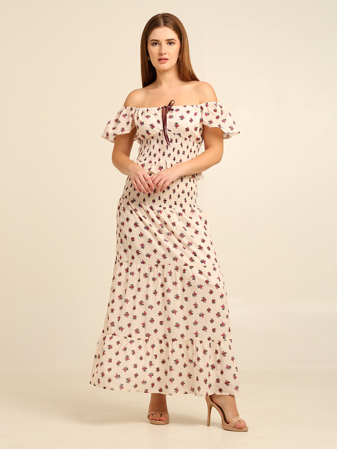 Women's Pure Cotton Printed Co-Ord Set