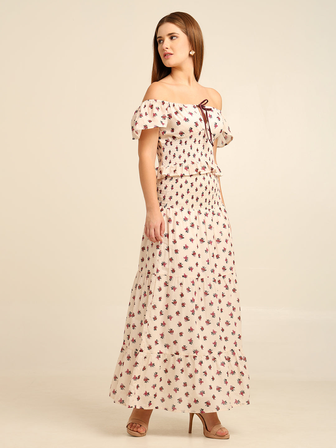 Women's Pure Cotton Printed Co-Ord Set