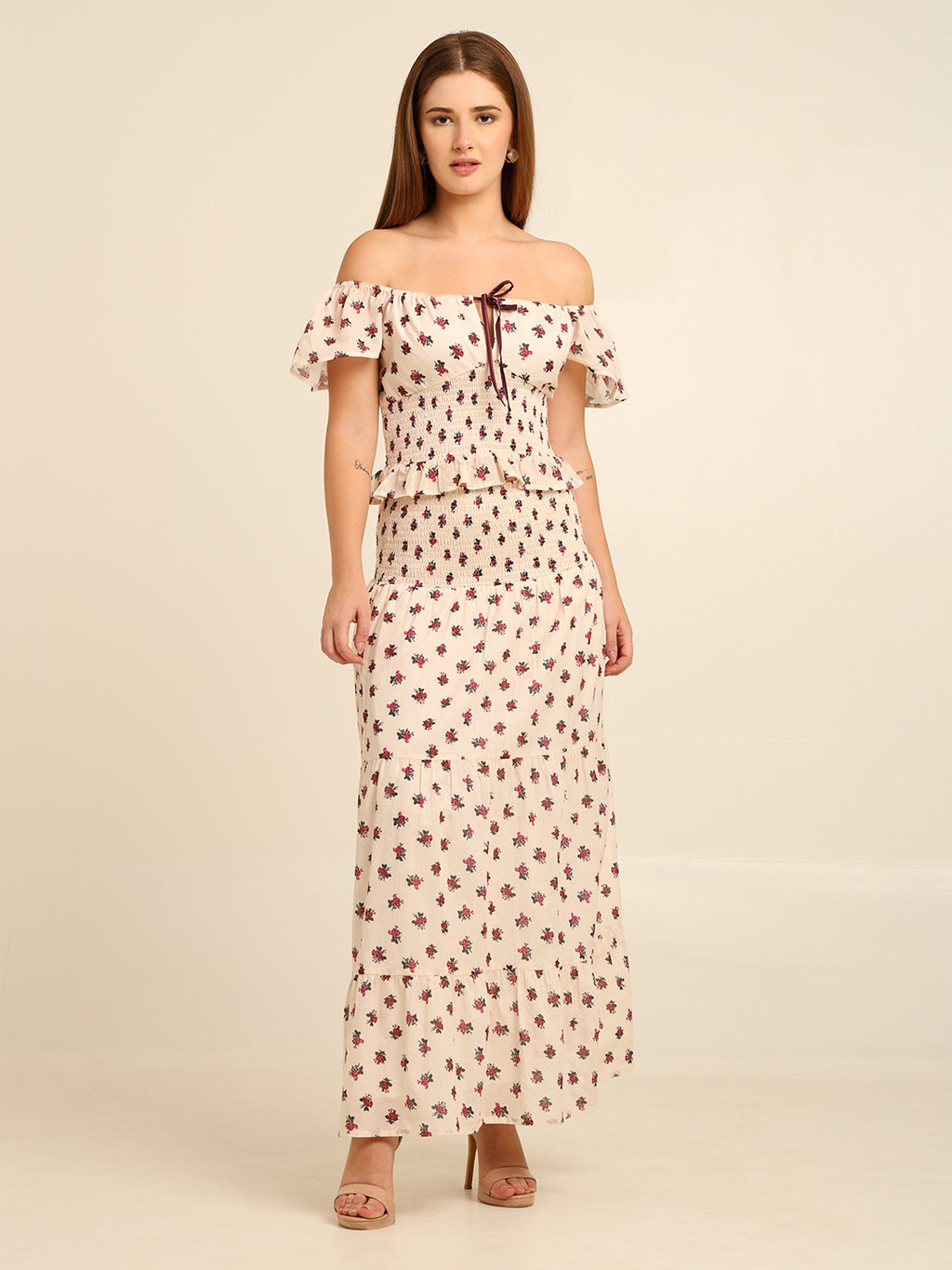 Women's Pure Cotton Printed Co-Ord Set