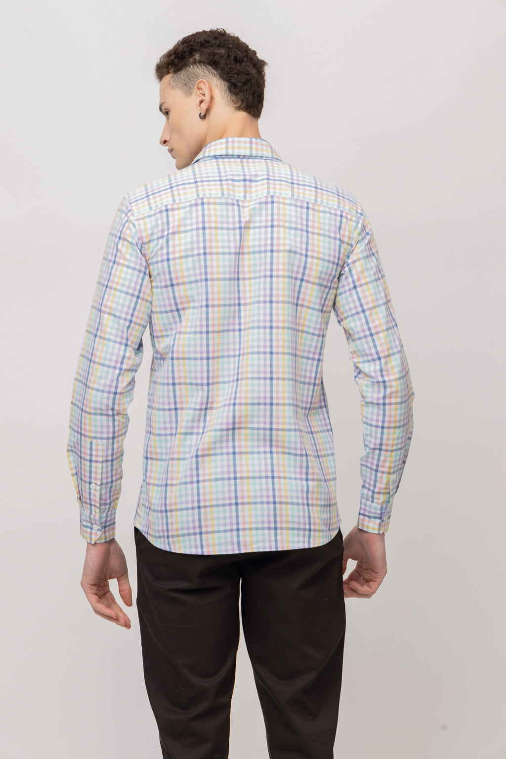 Men's Full Sleeve Check Cotton Shirt