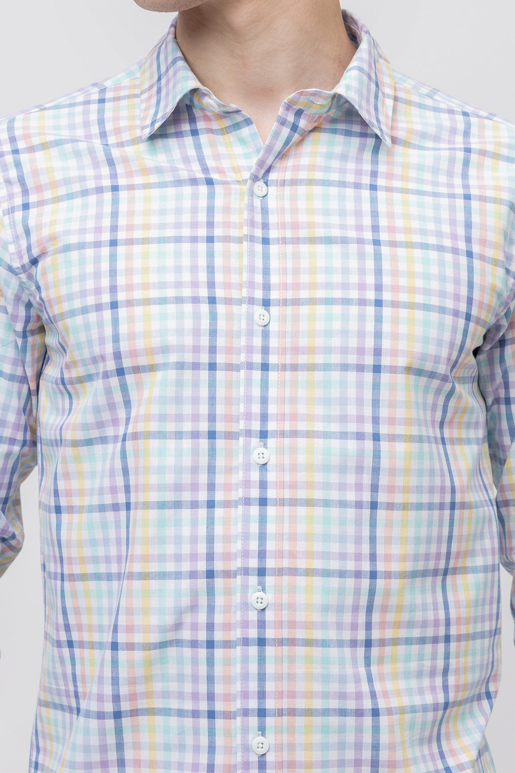 Men's Full Sleeve Check Cotton Shirt