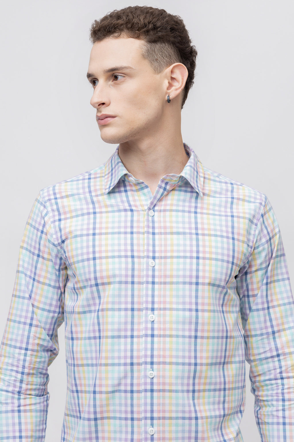 Men's Full Sleeve Check Cotton Shirt