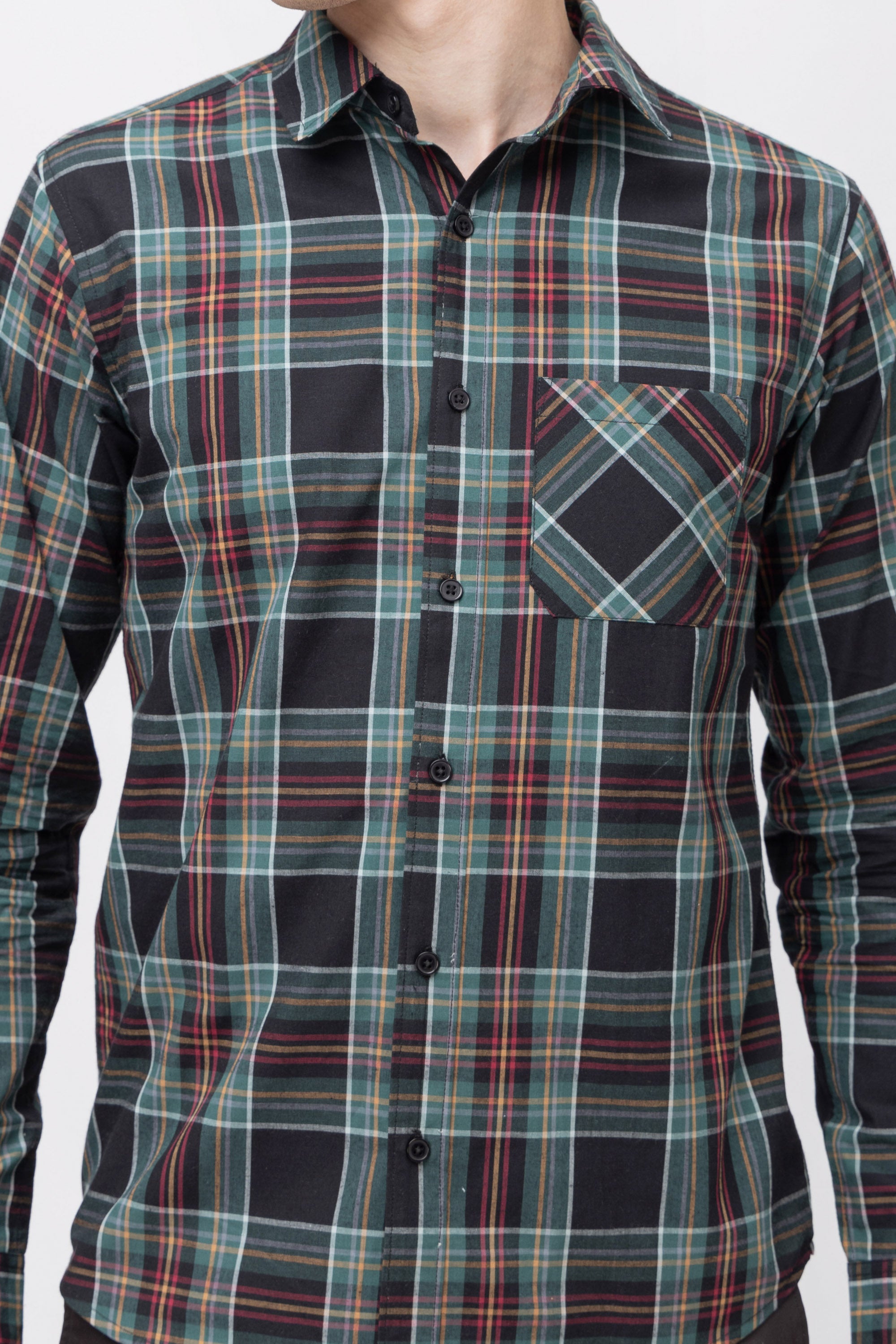 Men's Full Sleeve Check Cotton Shirt