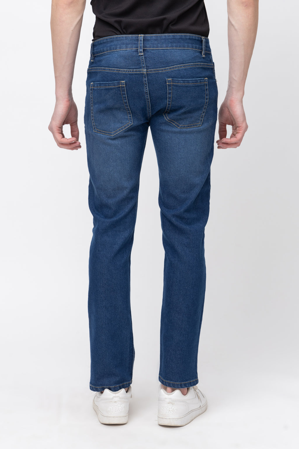 Men’s Slim Fit Dark Blue Denim Jeans