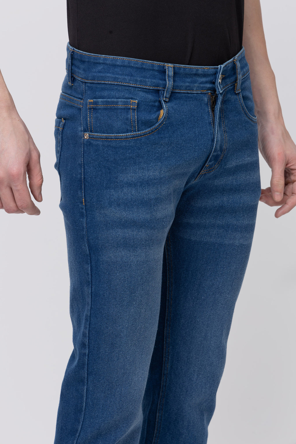 Men’s Slim Fit Dark Blue Denim Jeans