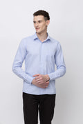 Men's Full Sleeve Lightblue Chambray Shirt