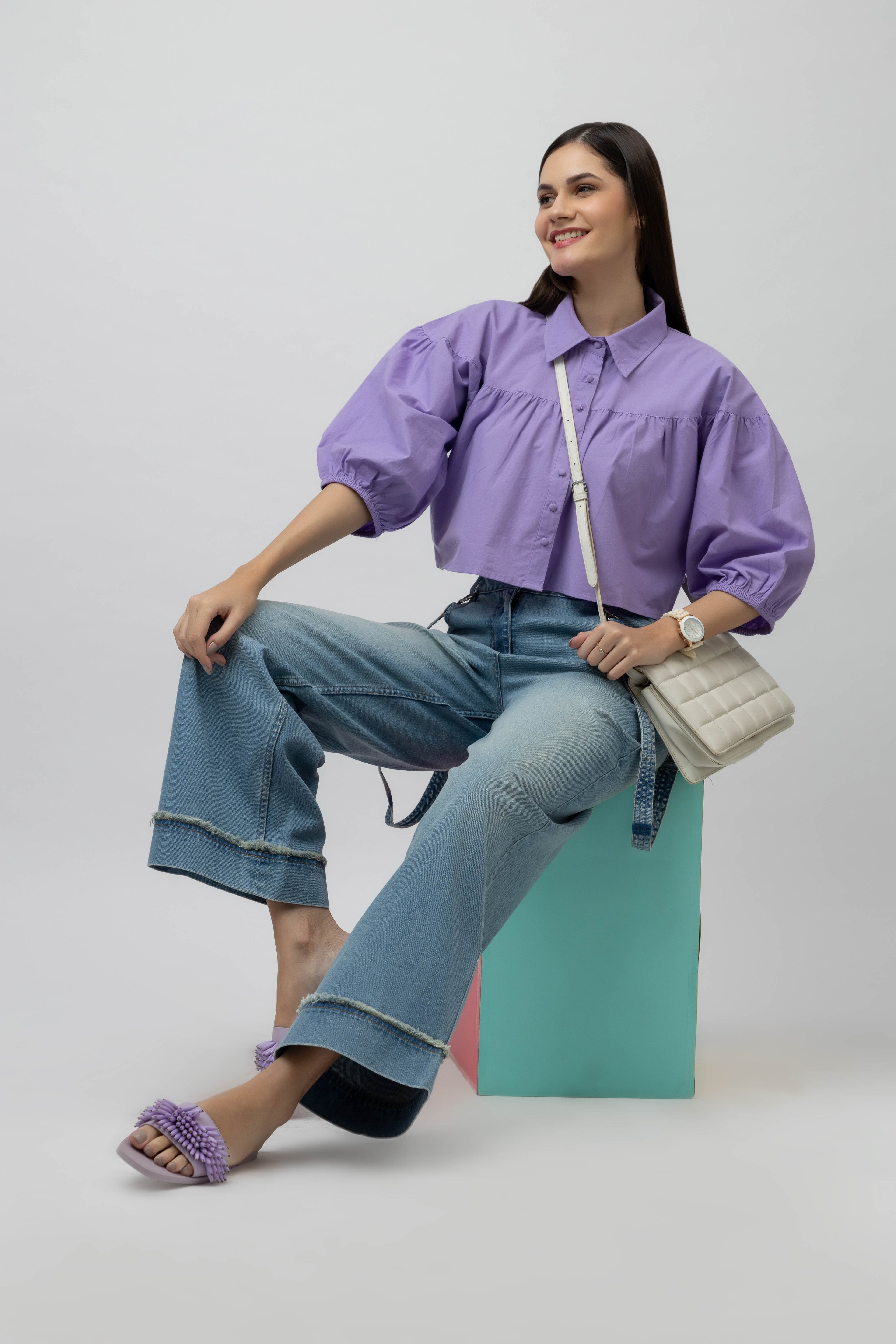 Women's 100% Cotton Shirt Top