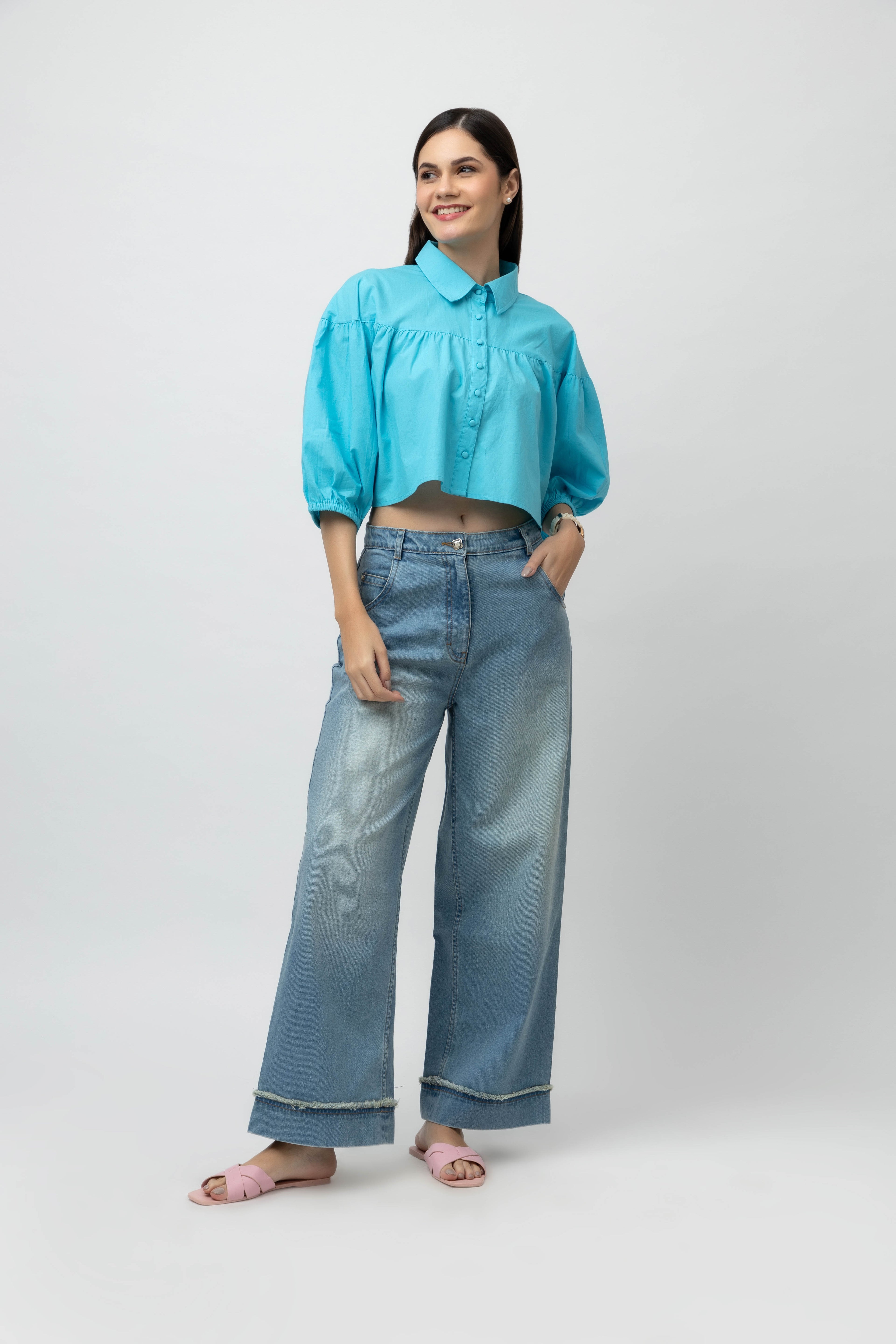 Women's 100% Cotton Shirt Top