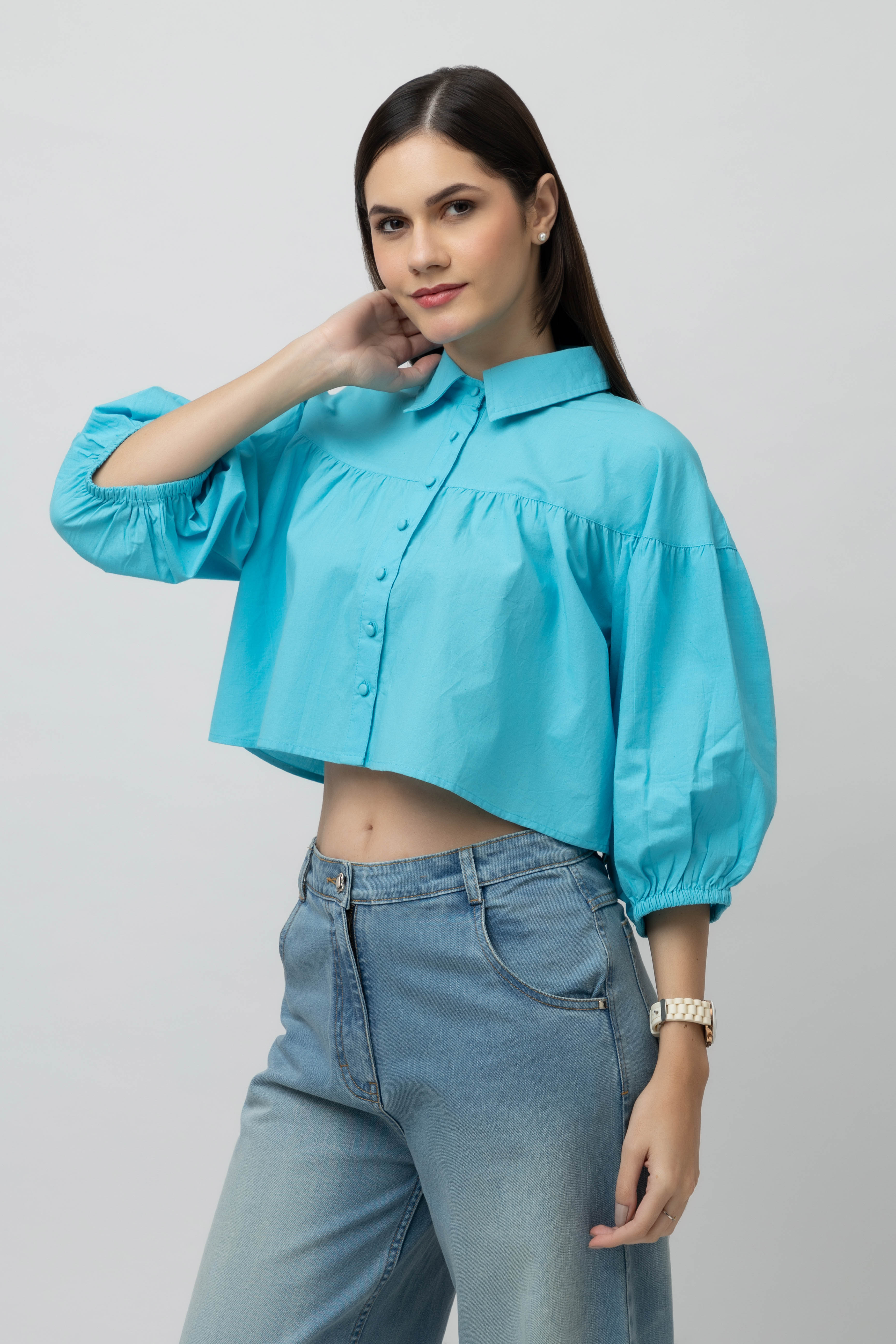 Women's 100% Cotton Shirt Top