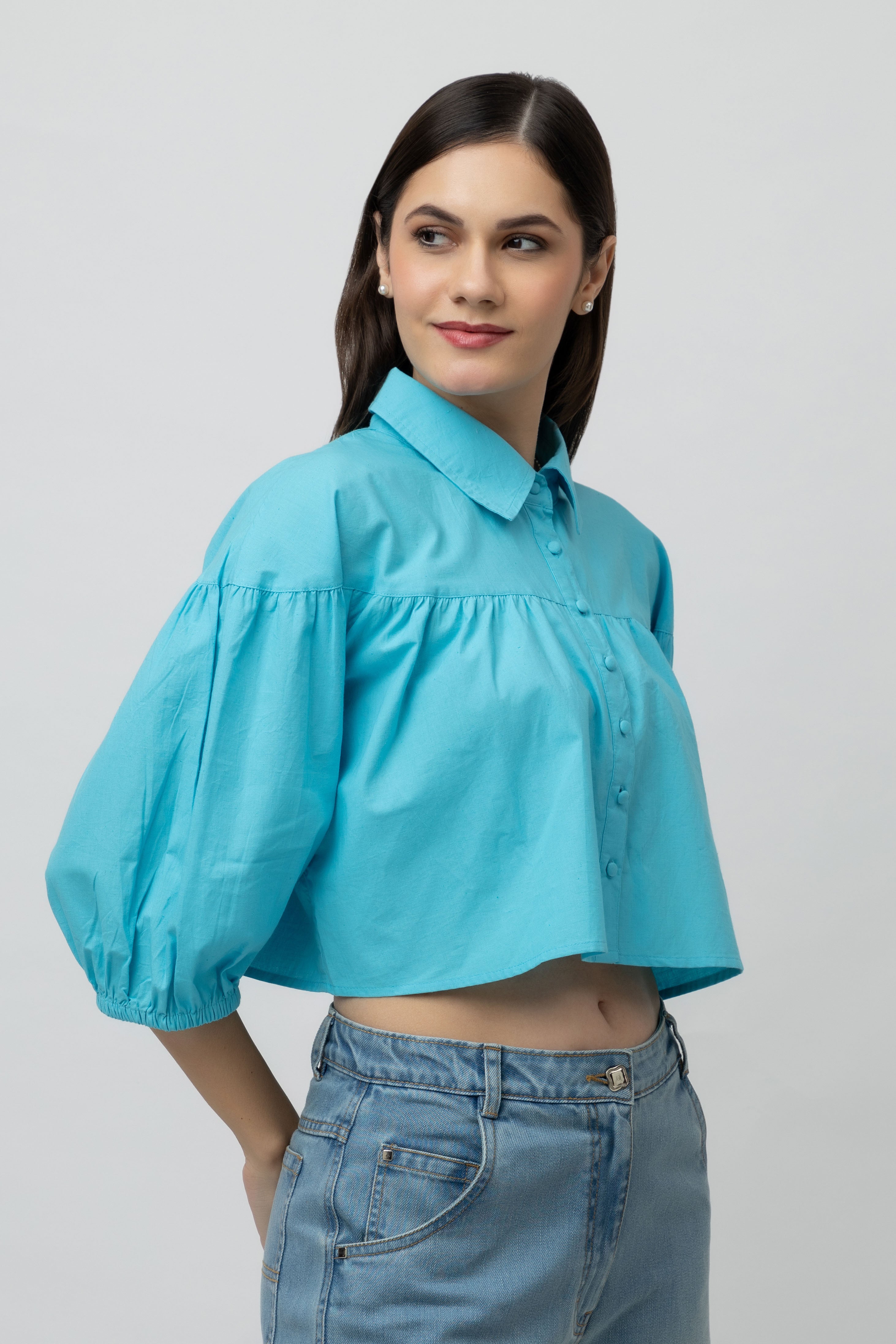 Women's 100% Cotton Shirt Top