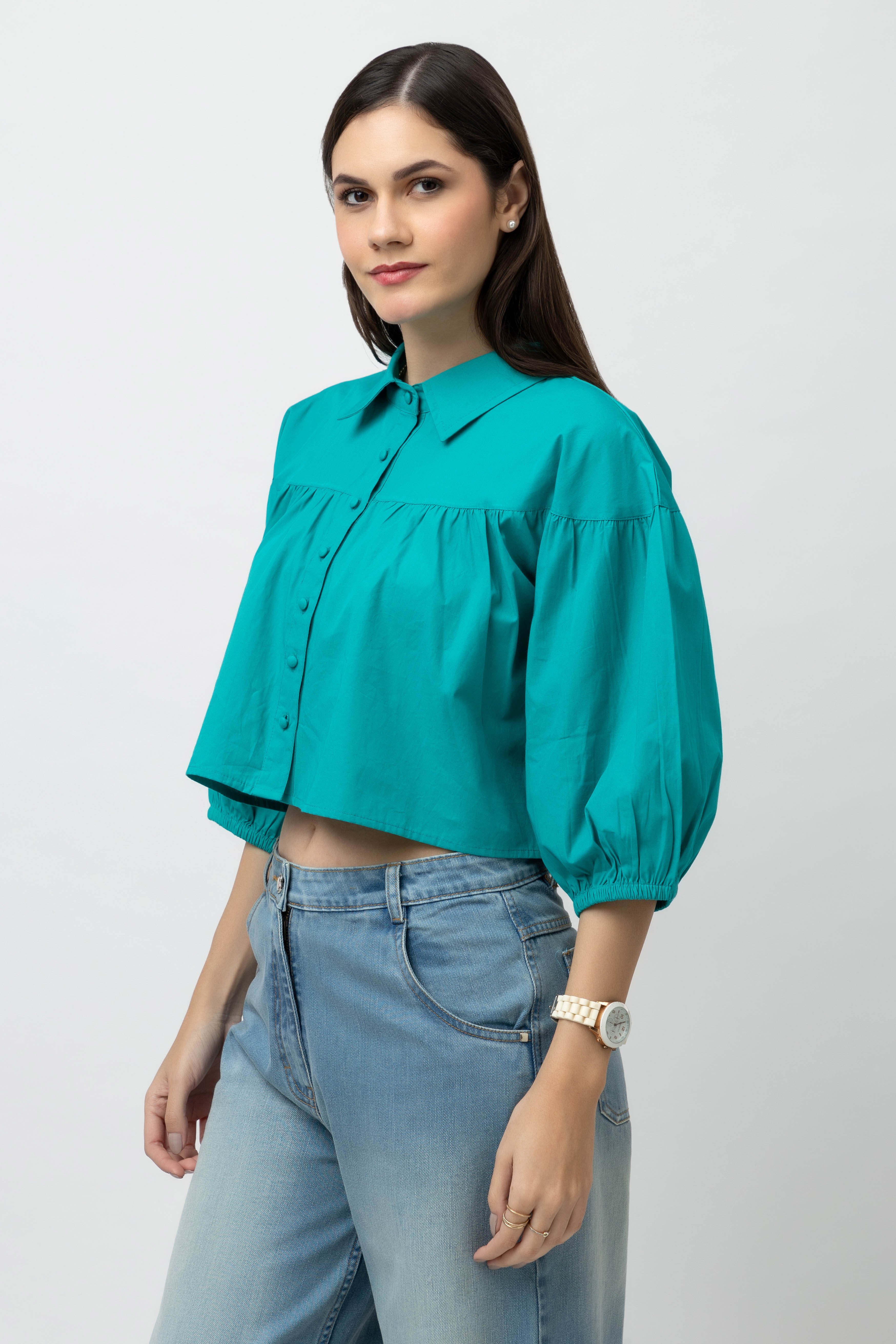Women's 100% Cotton Shirt Top