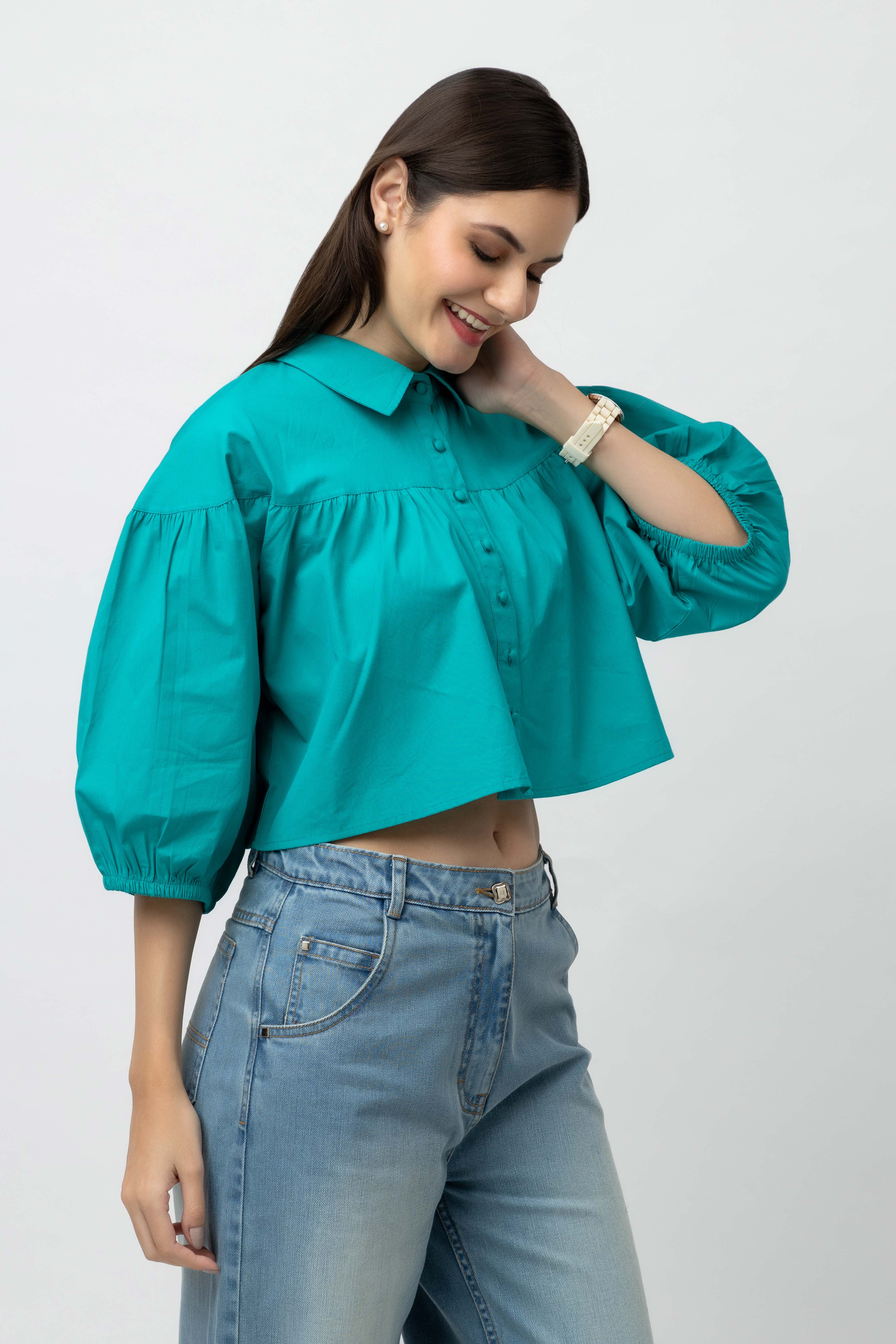 Women's 100% Cotton Shirt Top