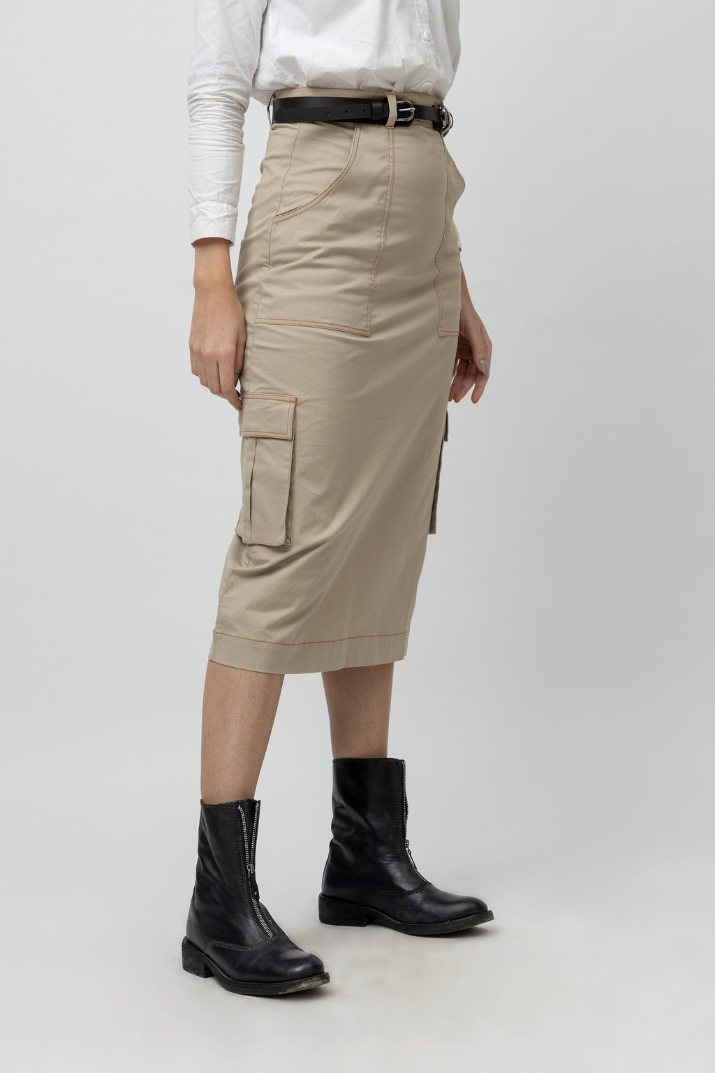 Women's Twill Cargo Skirt