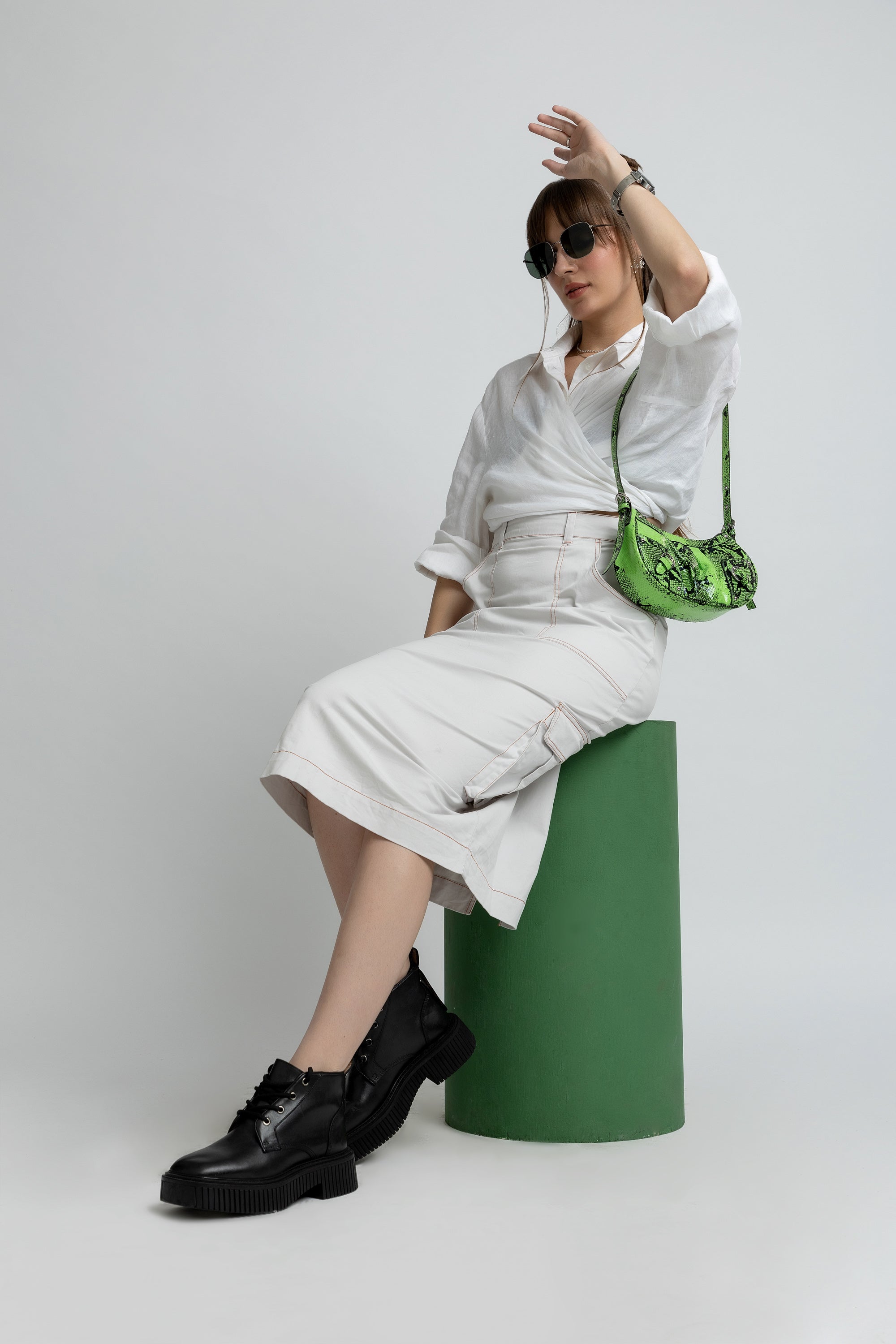 Women's Twill Cargo Skirt