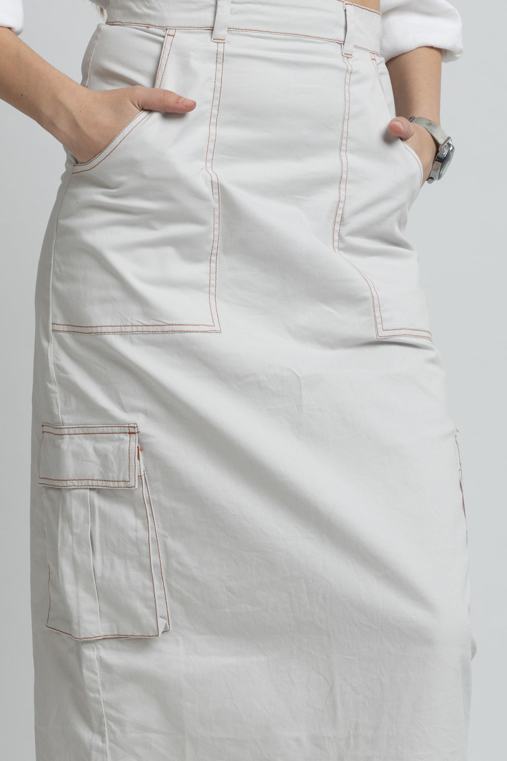 Women's Twill Cargo Skirt