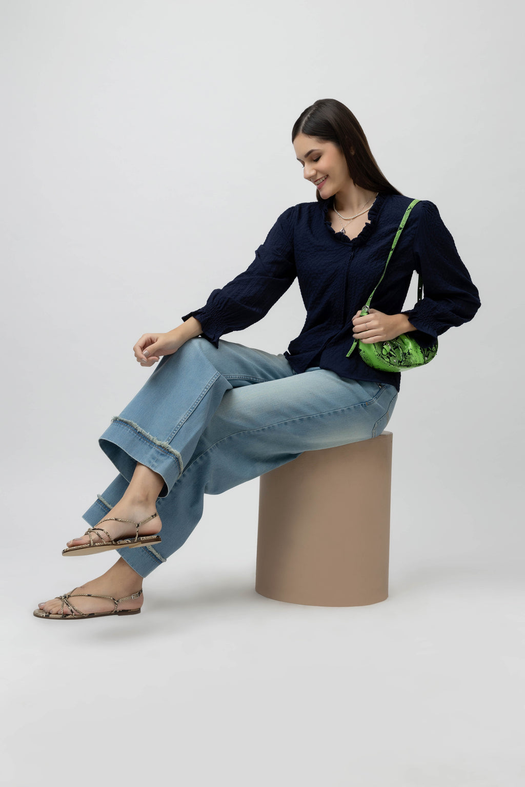 Women's full sleeve V-Neck Top